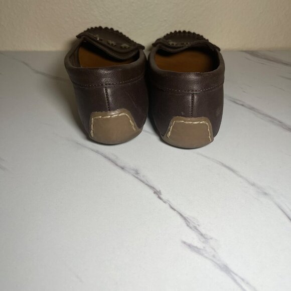 💥Last Chance 50% off Sale💥 Lucky Brand l Brown  Moccasin Style Loafers Size 8 - Picture 7 of 8